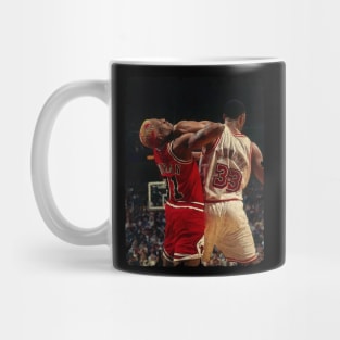 Dennis Rodman vs Alonzo Mourning, 1998 Mug